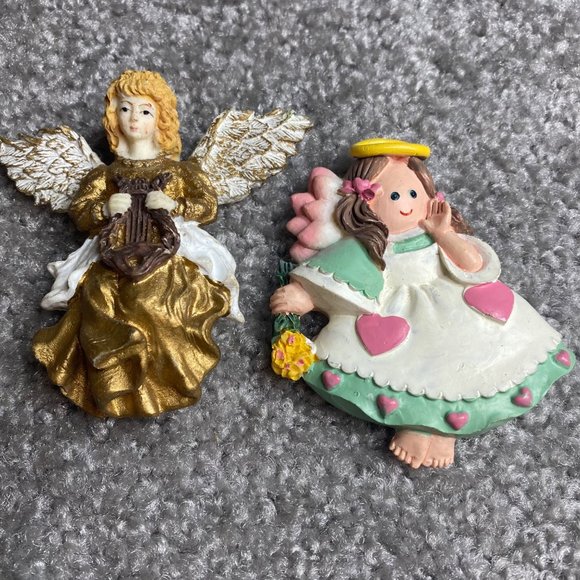 unbranded Accents Angel Refrigerator Vintage 2 Total In